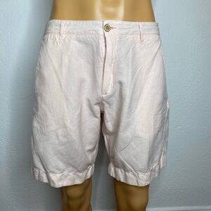 Faherty Men's Tradewinds 9" Inseam Linen Blend Shorts  Men’s Size 31 Pink